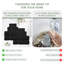 Ensemble de serviettes 12 pièces Willow - 100% coton peigné, qualité supérieure 630 g / m², noir, ultra-doux et très absorbant (ensemble de 4 serviettes de bain, 4 essuie-mains, 4 serviettes)-2017716998-2017717101