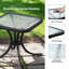 Table d'appoint 18 po, noir-254708575