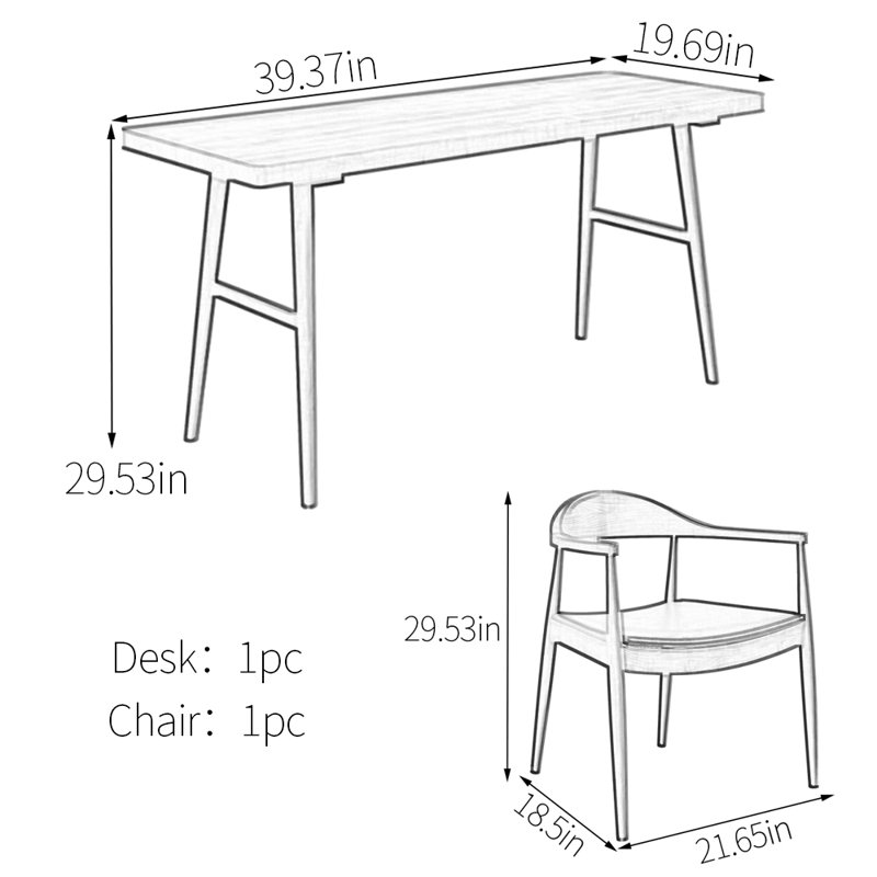 Deese, 29.53" H x 47.24" W x 23.62" D