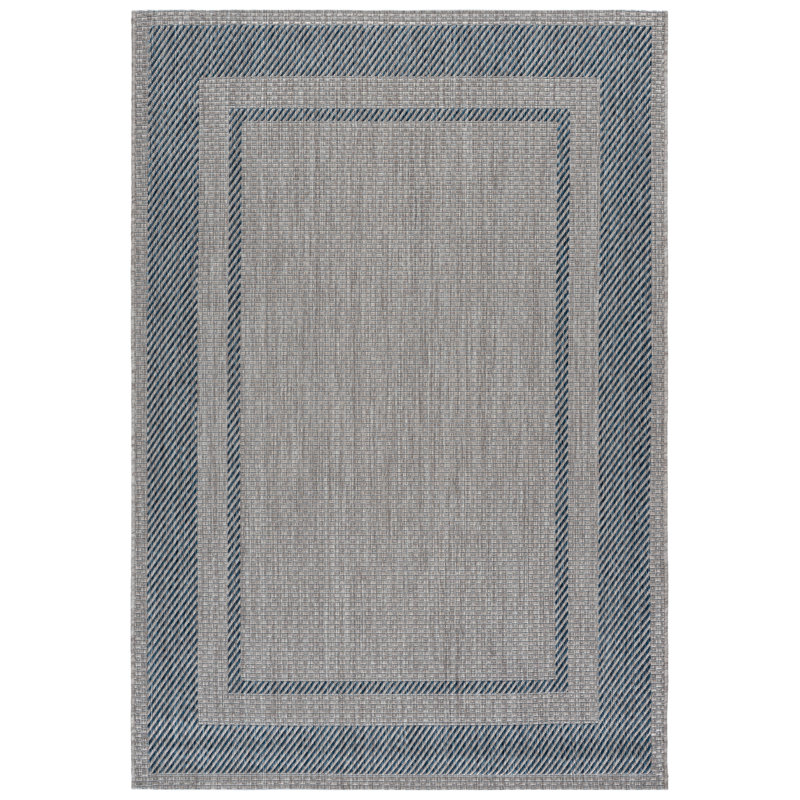 Tapis d'intérieur tissé à la machine Courtyard, Tapis de couloir 2 pi 3 po x 8 pi 0 po