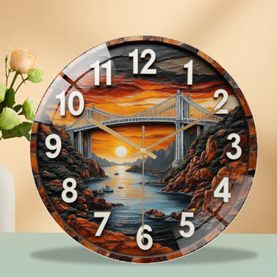 Horloge murale Sunset Art