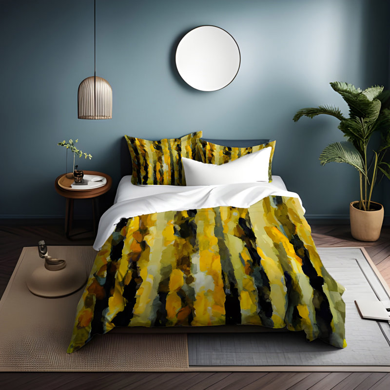 Polyester Duvet Cover, King Duvet Cover + 2 King Shams