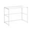 Computer Desk, Home Office, Laptop, Left, Right Set-Up, Storage Drawers, 40"L, Work, Grey Laminate Metal, Contemporary, Modern-1511432826
