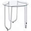 Ensemble de tables basses chromées 2 pièces