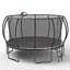 Trampoline 16 pi - Noir et rouge