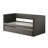 Gray Fabric Upholstered 1Pc Day Bed With Pull-Out Trundle Nailhead Trim Wood Frame Furniture-1923786122