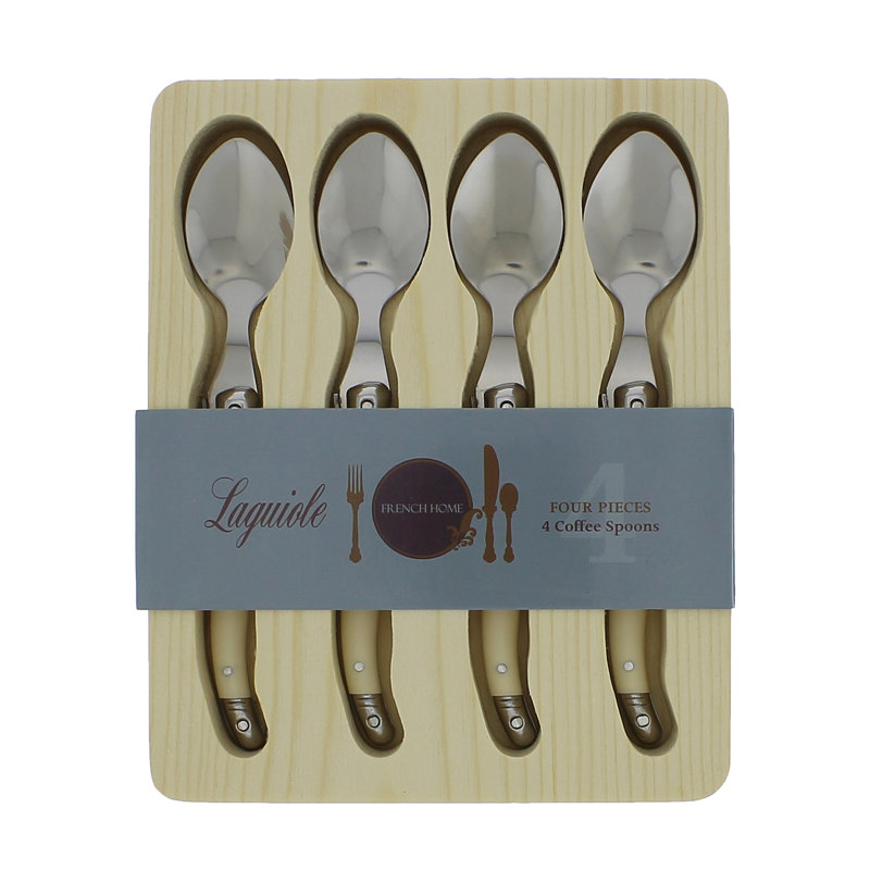 Laguiole Coffee Spoon, White