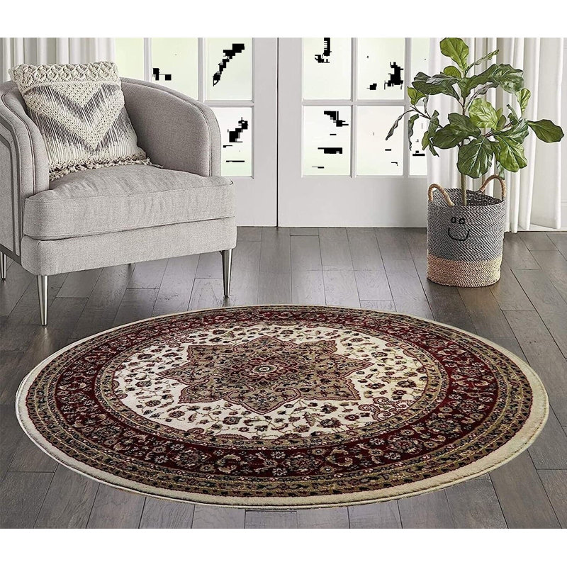 Round Henslee 120cm X 120cm Area Rug
