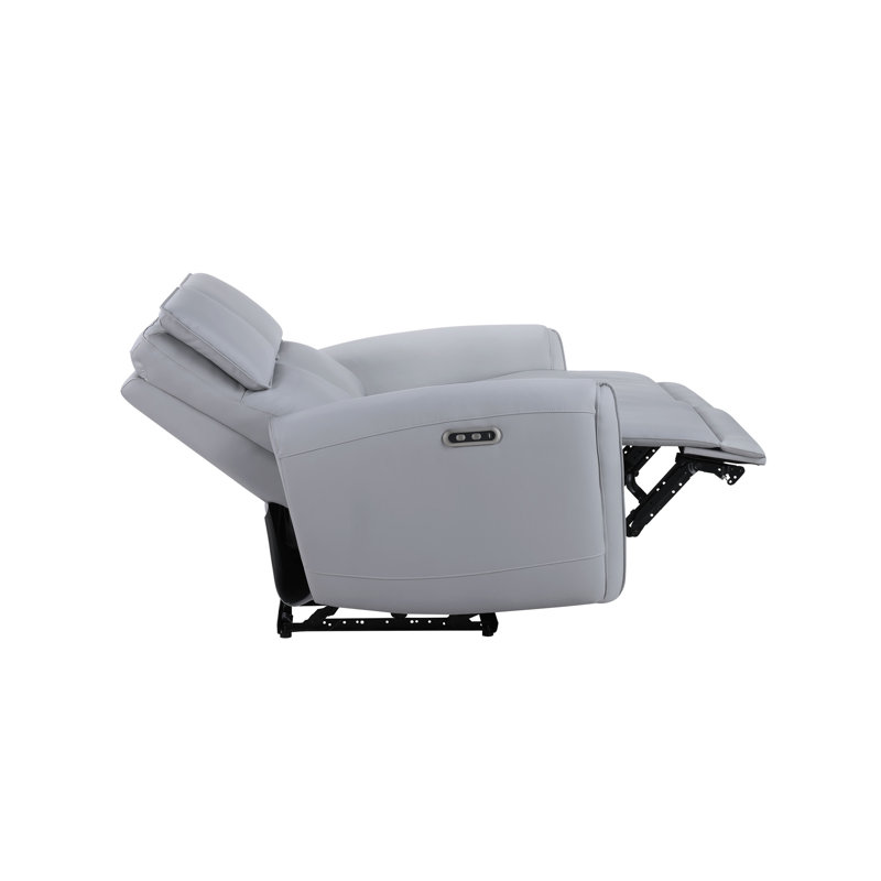 Causeuse électrique en cuir synthétique Jeromie avec port USB