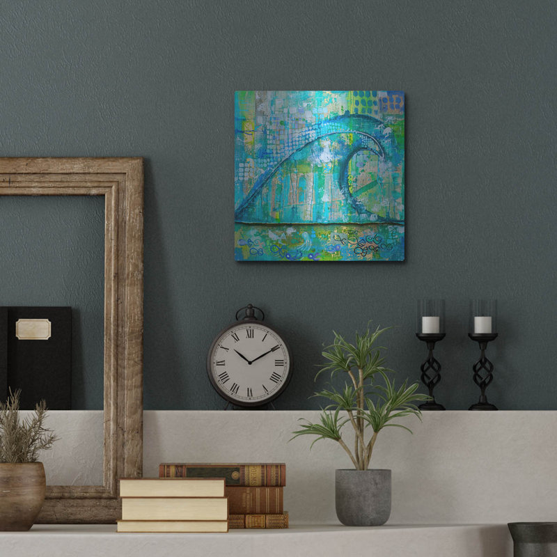 «Wave Fish» par Zwart, H 12 po x l 12 po
