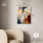 «Earth and Fire III Acrylique Modern Abstracts» par Art Remedy, prêt à être accroché-1778015341