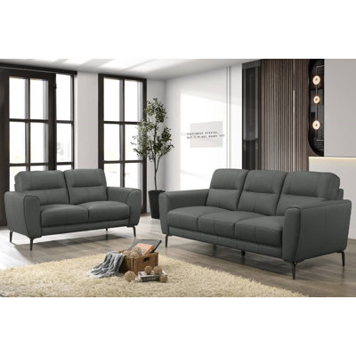 Gianah 2 - Piece Leather Sofa Set