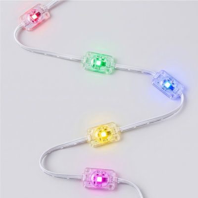 Guirlande lumineuse extérieure RGB de 30 m (100 pi) avec application et télécommande