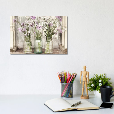 Roadside Beauties by Lori Deiter - Wrapped Canvas Print