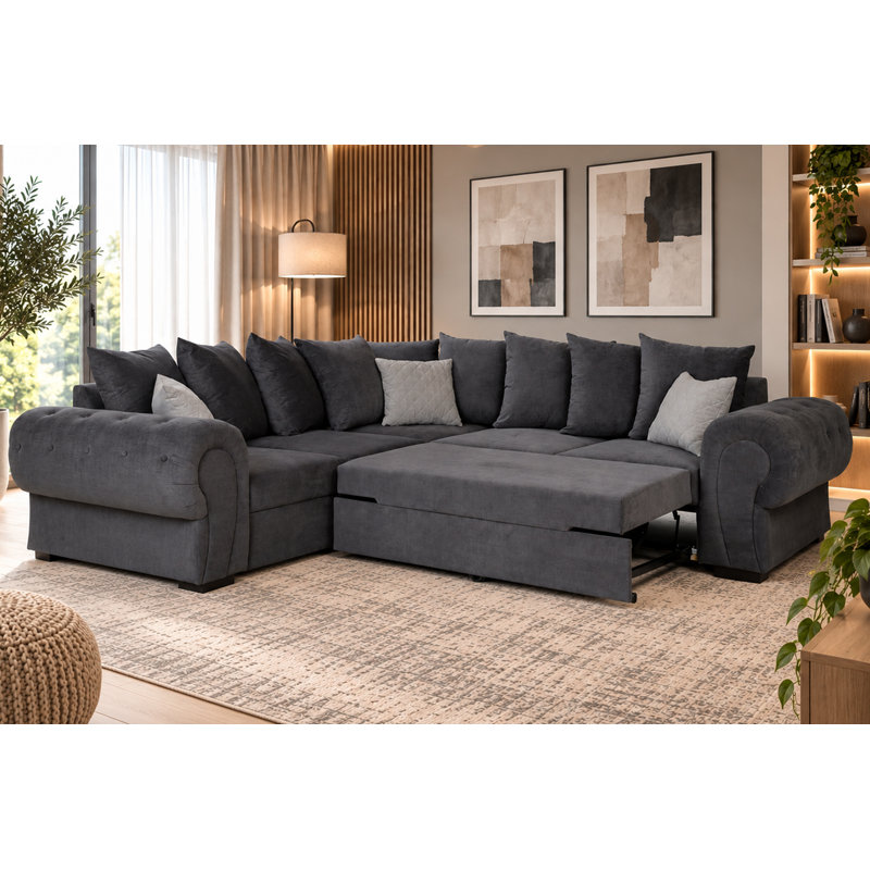 Chassidy 3 - Piece Upholstered Corner Sofa