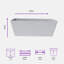 Bini Window Box, Contemporary Concrete Effect Plant Pot, Outdoor Windowsill Planter with Drainage Plug-166005204-166005206