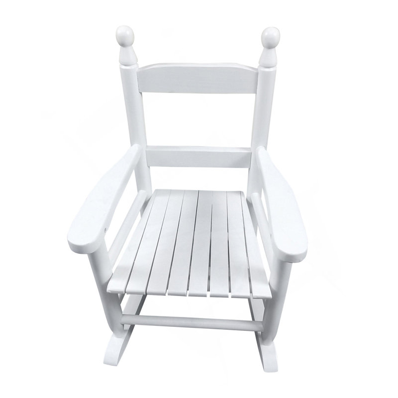 S  Rocking White Chair- Indoor Or Outdoor -Suitable For Kids-Durable, White