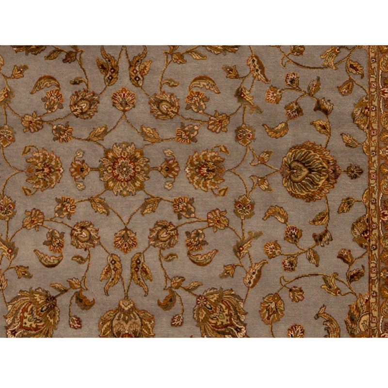 Tapis rectangulaire noué à la main