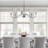 Janieliz 6 - Light Dimmable Kitchen Island Modern Linear Chandelier