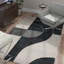 Tapis noir en laine touffeté à la main Cobos Absrtact-19235212