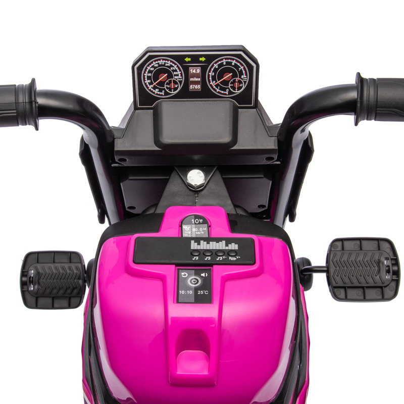 HOMCOM Pedal Ride On, Pink
