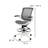 Mignone Mid-Back Transparent Mesh Office Chair with Flip-Up Arms-83161080