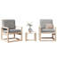  Ensemble de salon de jardin en bois de pin massif-1145915089