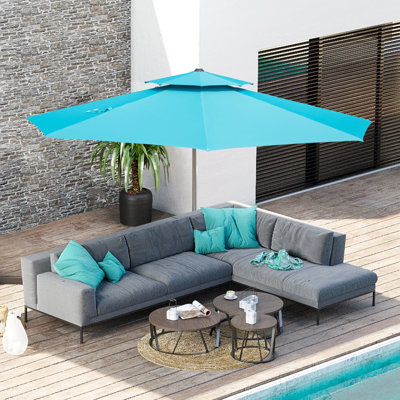 Sharnai 114.17'' Cantilever Umbrella