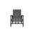 Belle Isle Sling Aluminum Frame Hidden Motion Chat/Lounge Chair With Marine Grade Polymer Arm Accent-98358305-98714546