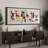 Abstract Vibrant Color Blocks " Abstract Mechanical Symphony Geometric Shapes And Lines Modern Art Relax Warm Extra Large Pictures "-98042293-111176743