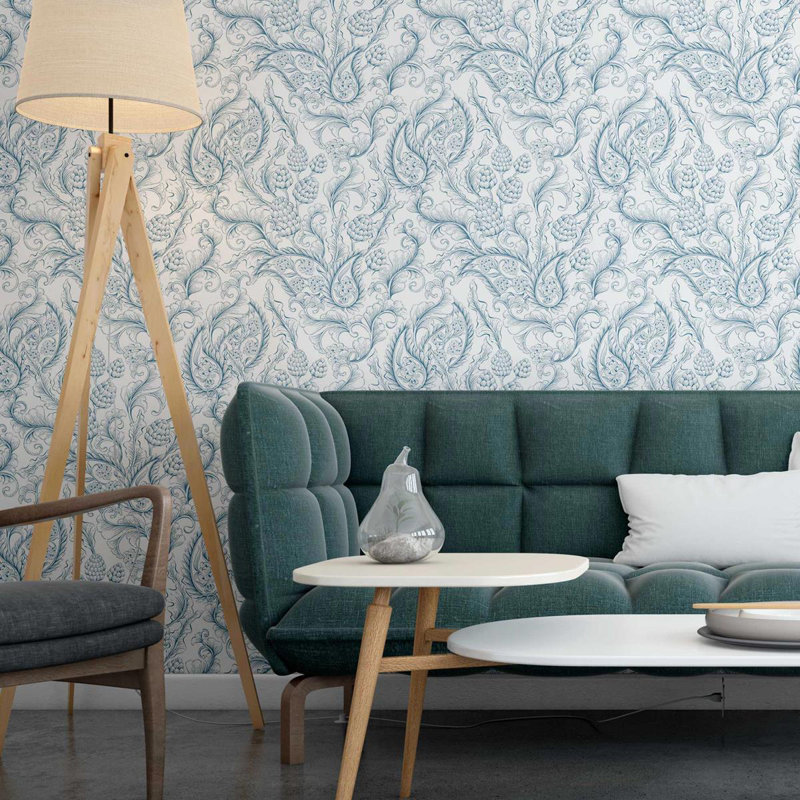 Damask Peel & Stick Wallpaper N09062