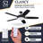 Clancy 52" Ceiling Fan with LED Light-2083876696