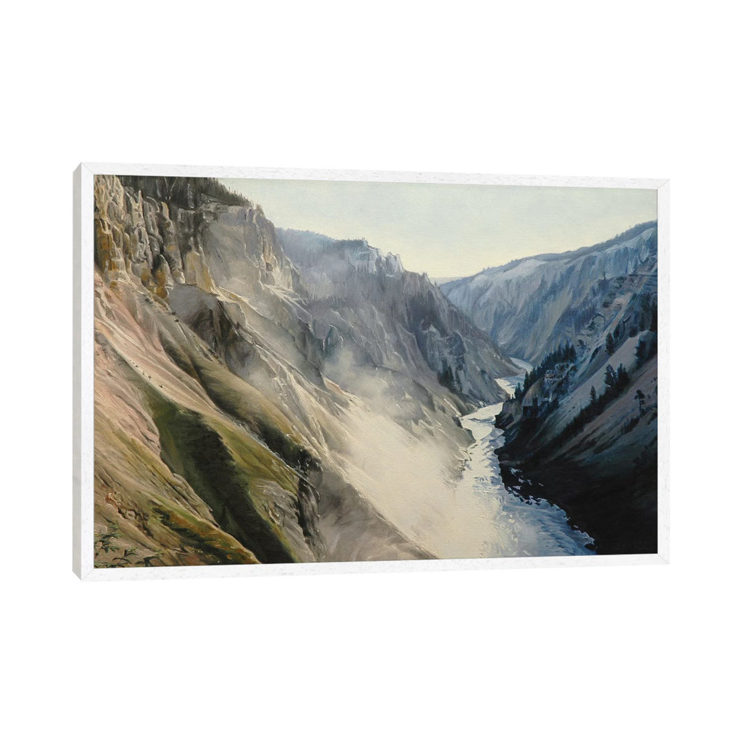 Grand Canyon Of Yellowstone At Sunrise III von Nick Savides - Galerie-umwickelte Leinwand Giclée auf Leinwand