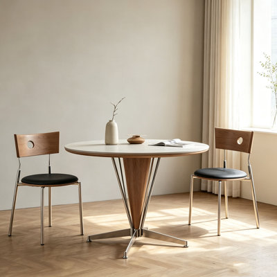 Mid-Century Round Dining Table