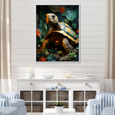 Cubist Reptile, reproduction d'art sur toile