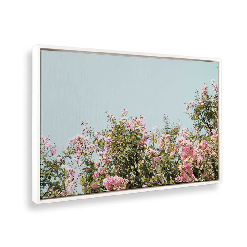 «Blossoming Canopy», reproduction sur toile, Cadre opaque blanc, H 20,75 po x l 30,75 po x P 1,75 po