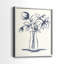 Indigo Bud Vase I-Premium, reproduction encadrée - prêt à être accroché - aucun clou requis - aucun clou requis-1621379438-1621379227