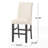 Contemporary leather counter stools
