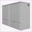 Lit escamotable double avec tiroir et ensemble de prises et ports USB-793993076
