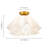 Aurevane 1-Light Dimmable Double Layer Acrylic Flower Flush Mount Ceiling Light