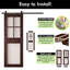 Portes de grange en verre givré non assemblé et fini 26 pouces x 84 pouces Homacer Double 26 po x 84 po Homacer-126050659