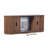 Dragelin Modern Reeded Fireplace TV Stand-100940193-103484733