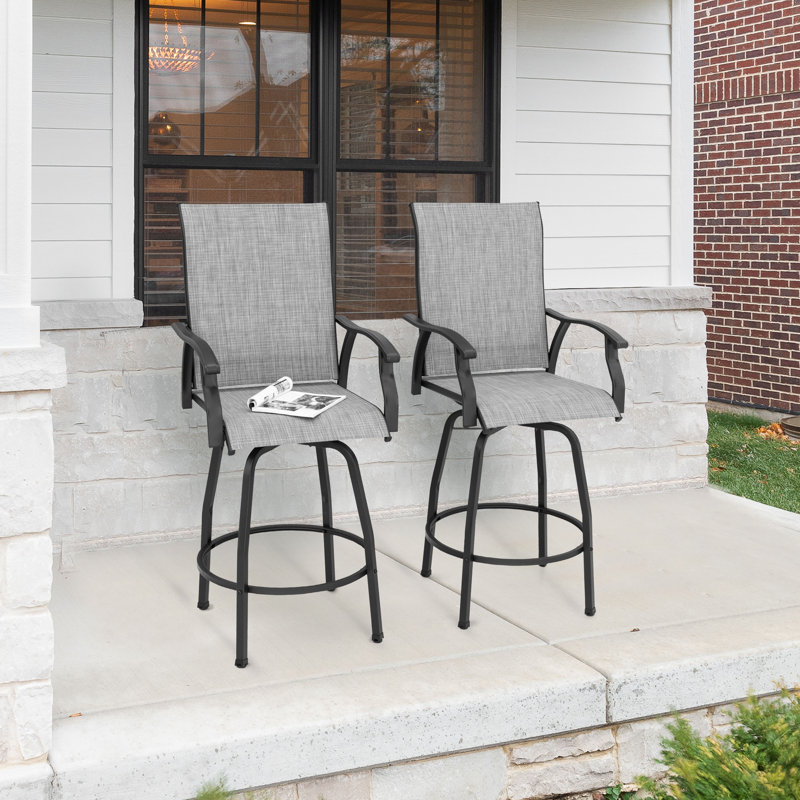 Tabourets de bar pivotants Eeshan, 2