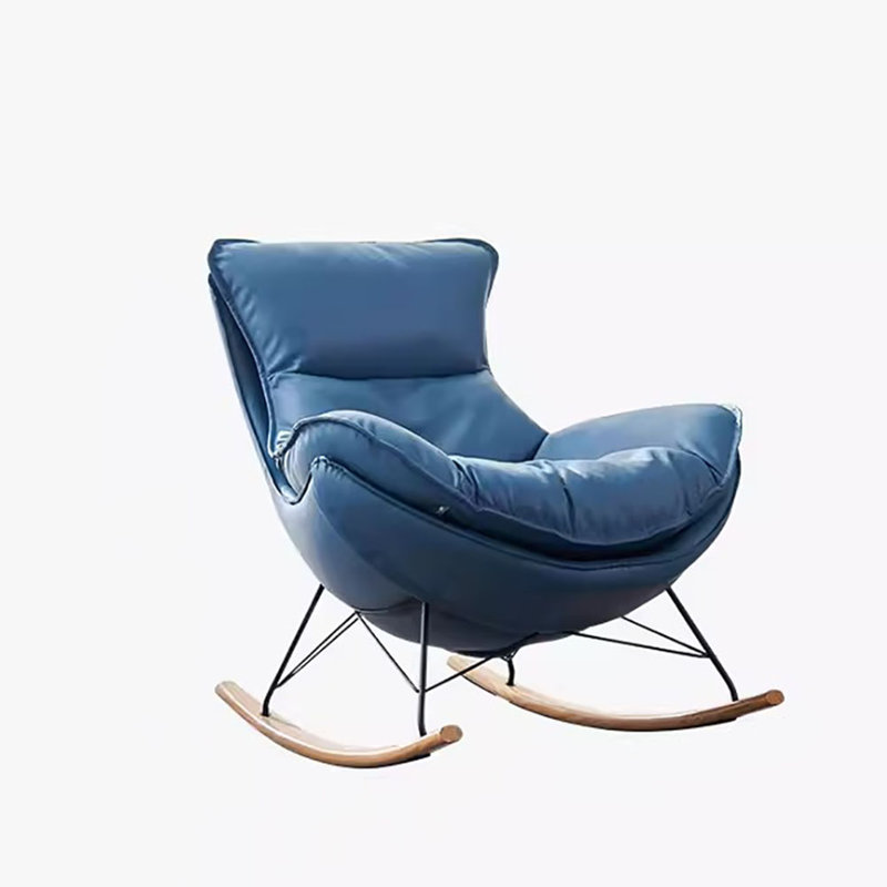 Chaise berçante décontractée et durable, Bleu