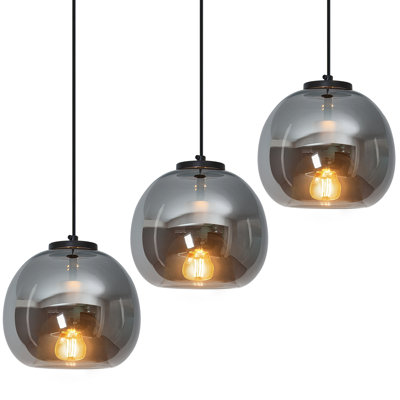 Luminaire suspendu en verre pour îlot de cuisine Figen