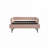 Velvet Upholstered Trundle Daybed with Sturdy Wooden Frame-116857562