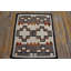Antique Flat Weave Tribal Navajo Geometric Native American Rug