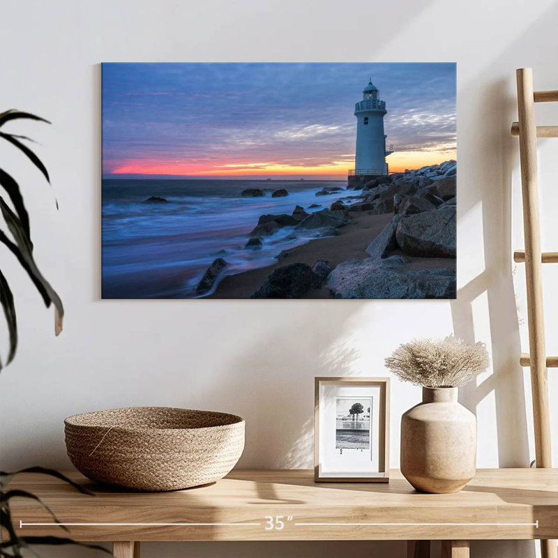 Paysage de phare Aletra, H 16 po x l 24 po