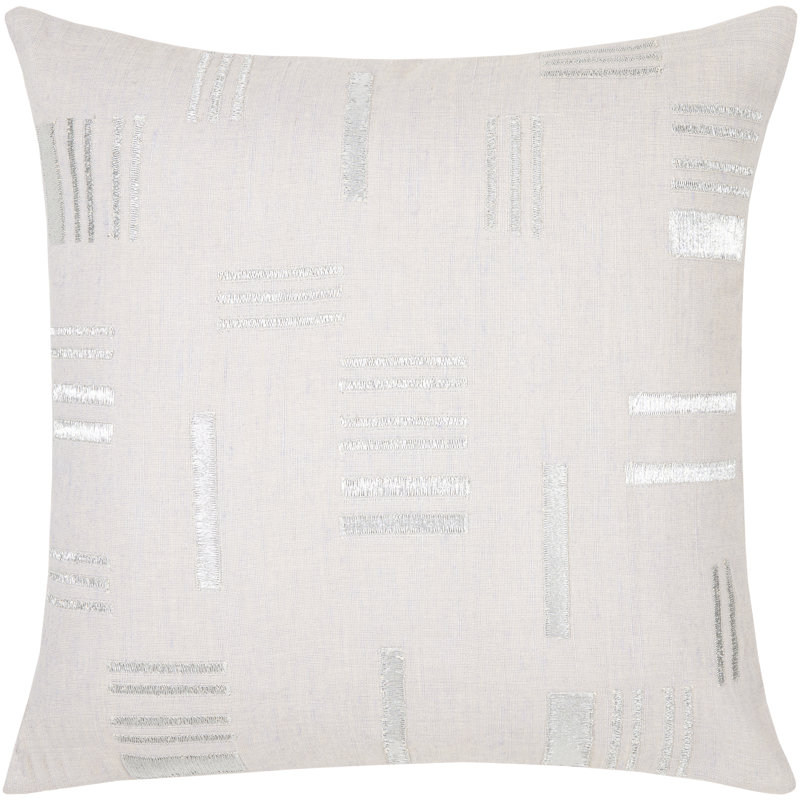 Coussin décoratif en mélange de coton, 18 po x 18 po, Duvet