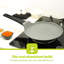 Royalford Non-Stick Pan Crepe Tawa, 28Cm, Cast Aluminium, Grey